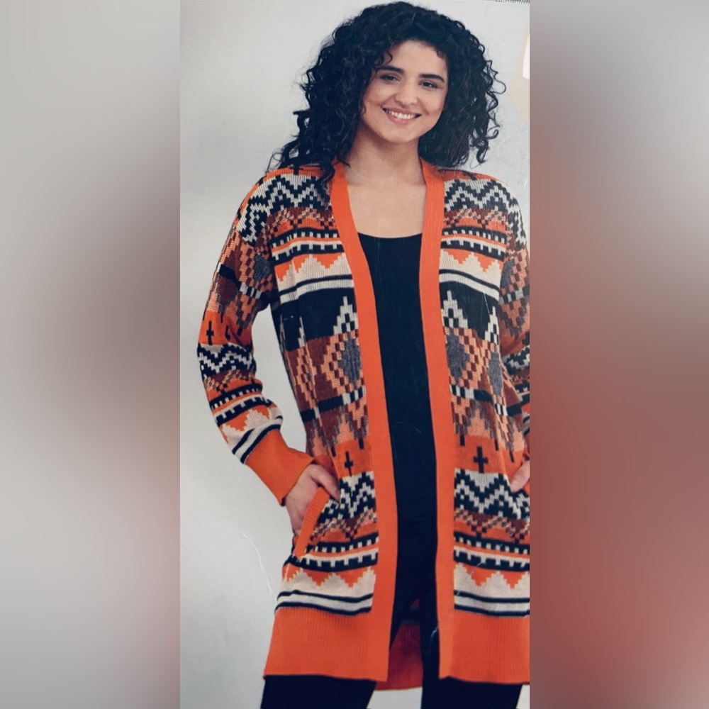 Beautiful Ladies Long Cardigan XL NWT